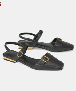 Cut Out Doll Shoes with Twisted Straps